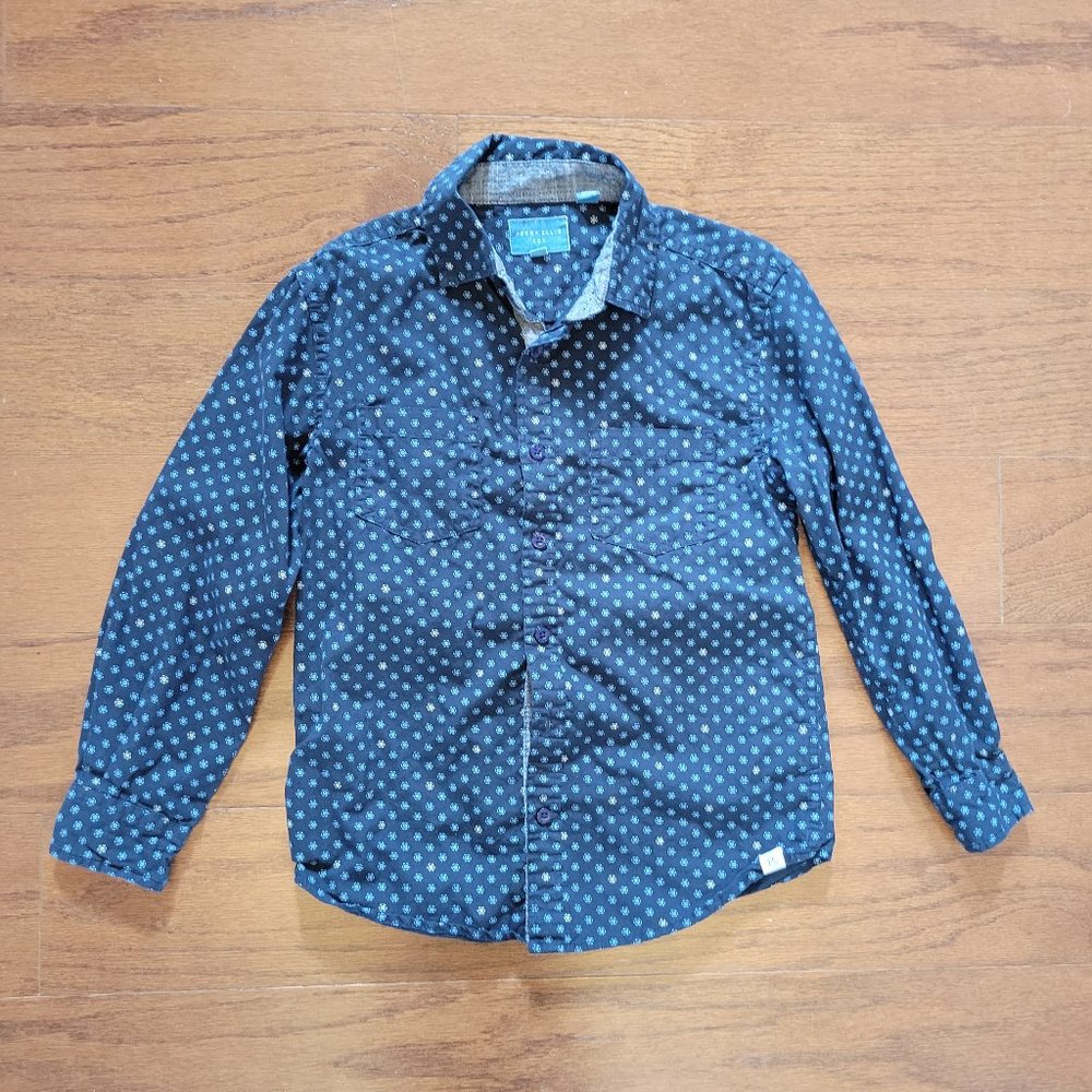 Perry Ellis Navy Button Down - 8